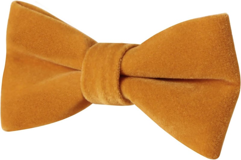 PACGOTH Store Pre-Tied Velvet Bow Ties for Toddlers - Solid, Adjustable Child Bow Ties With Gift Box - Image 5